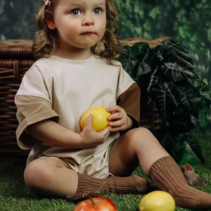 Unisex babyset zomer katoen – Nola Set van La Olivia Kids